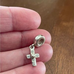 Pandora cross charm